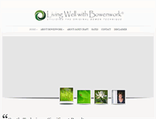 Tablet Screenshot of livingwellwithbowenwork.com